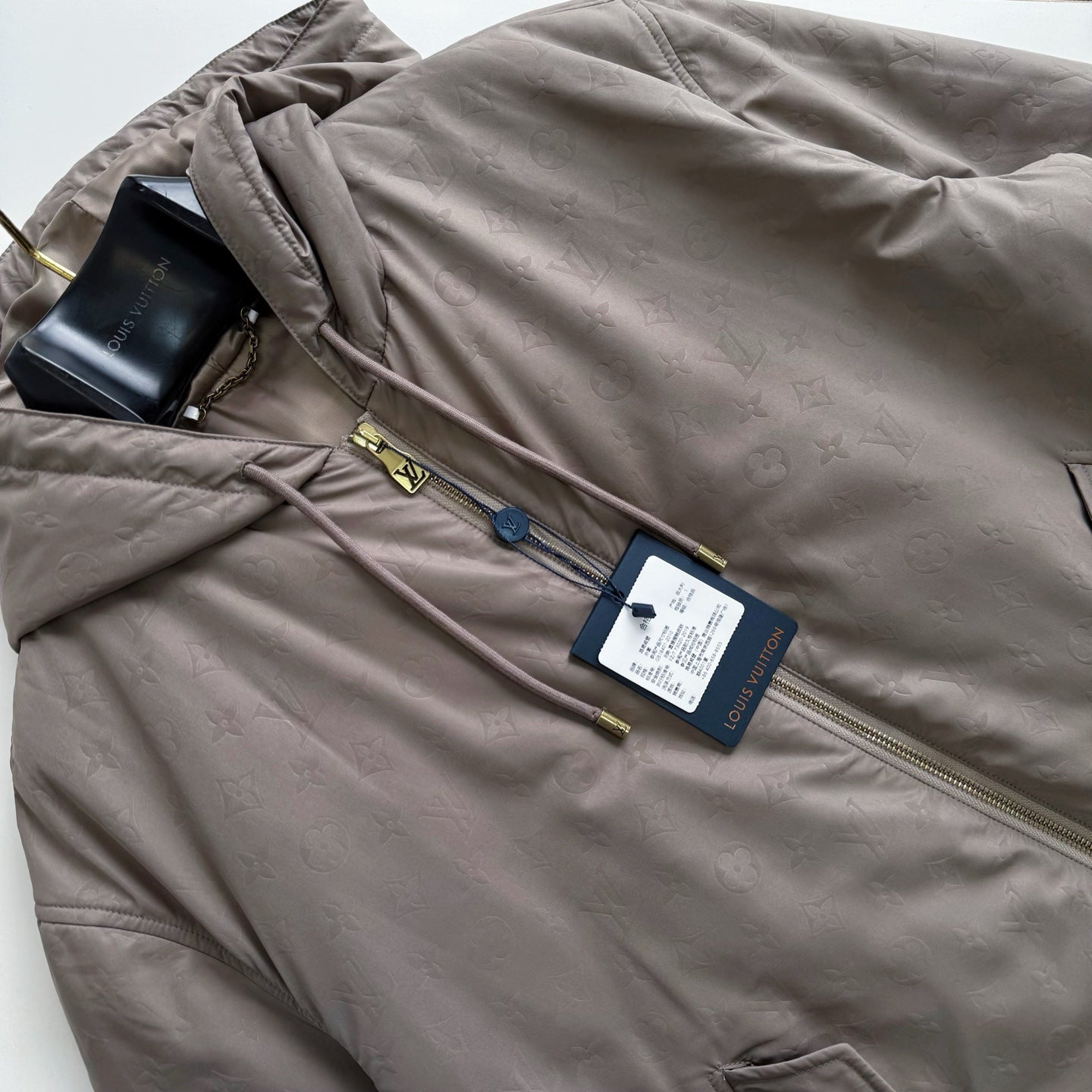 Lv Monogram Padded Windbreaker