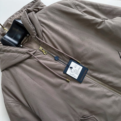 Lv Monogram Padded Windbreaker