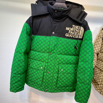 GG x North Face Monogram Puffer Jacket