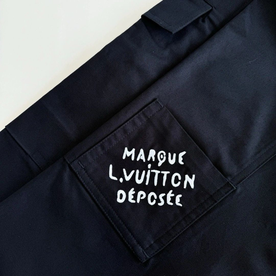 Lv Signature Cotton Cargo Pants