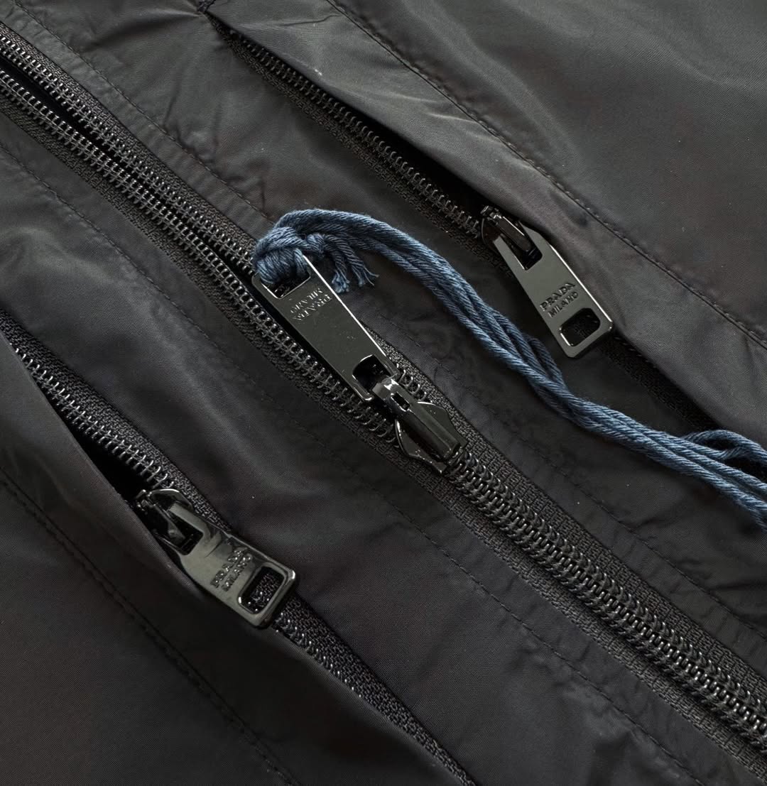 PRD Re-Nylon reversible hooded jacket