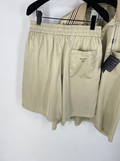 PRD Silk Shirt And Shorts Set