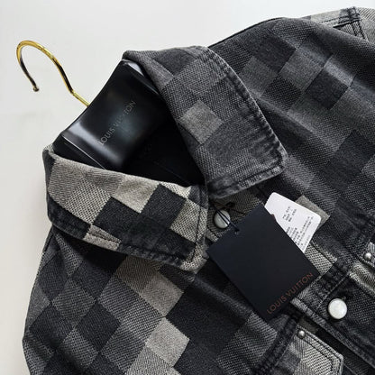 Lv Damoflage Classic Denim Jacket