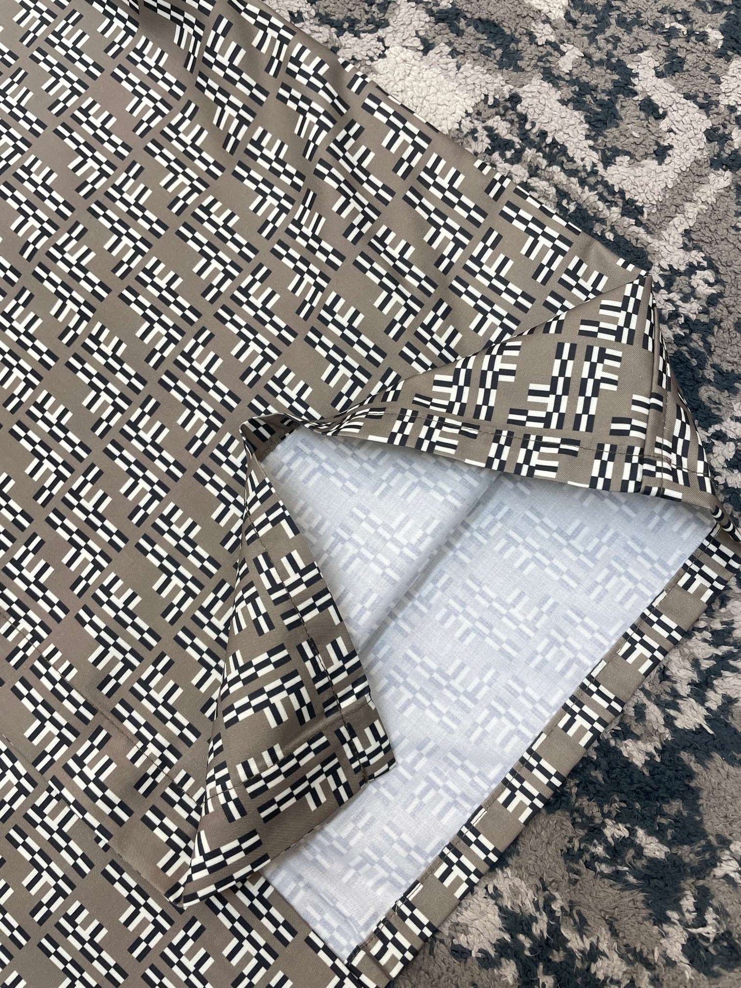 FND Anagram Logo Embroidered Jersey T-Shirt