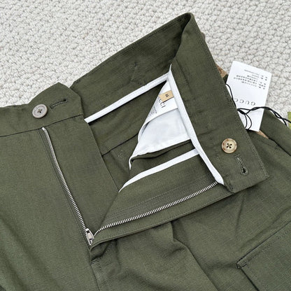 GG COTTON CANVAS PANTS