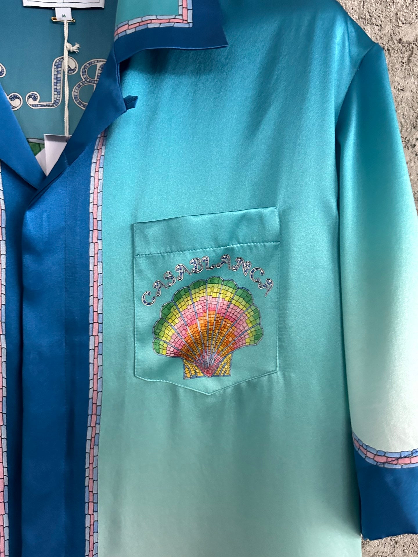 Casablanca Short Silk Shirt