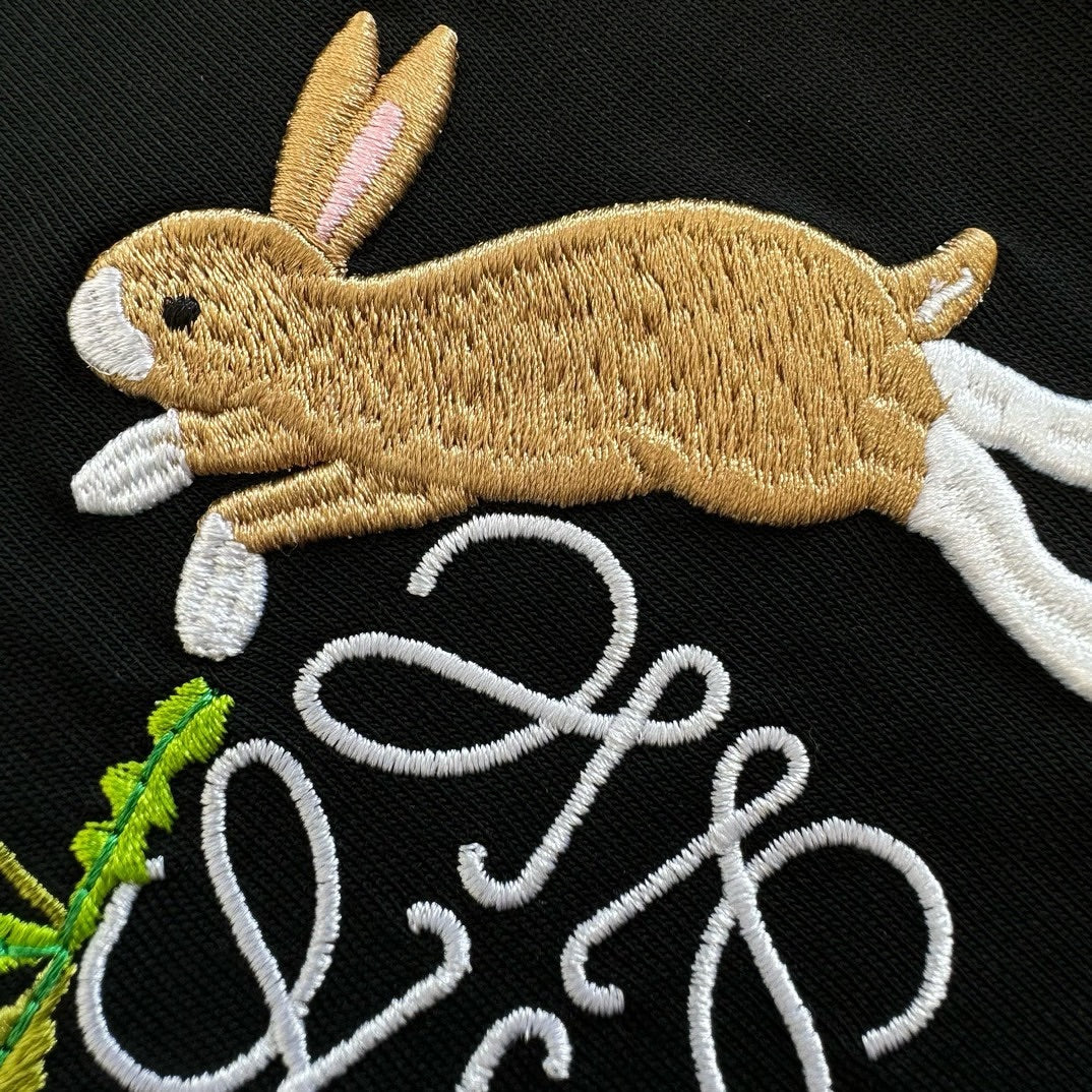 LOEWE Logo Embroidered Cotton Jersey T-Shirt