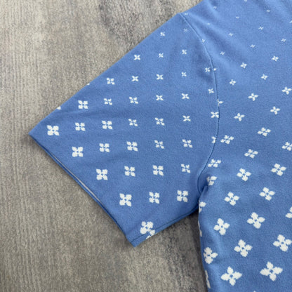 Lv Short-Sleeved Monogam Signature Shirt