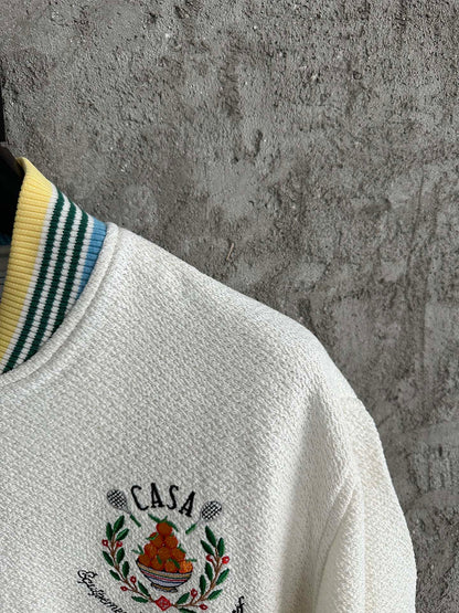 Casablanca Trophy Orange Bomber Jacket