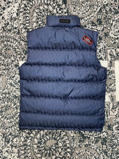 CD OBLIQUE DOWN VEST TECHNICAL NAVY