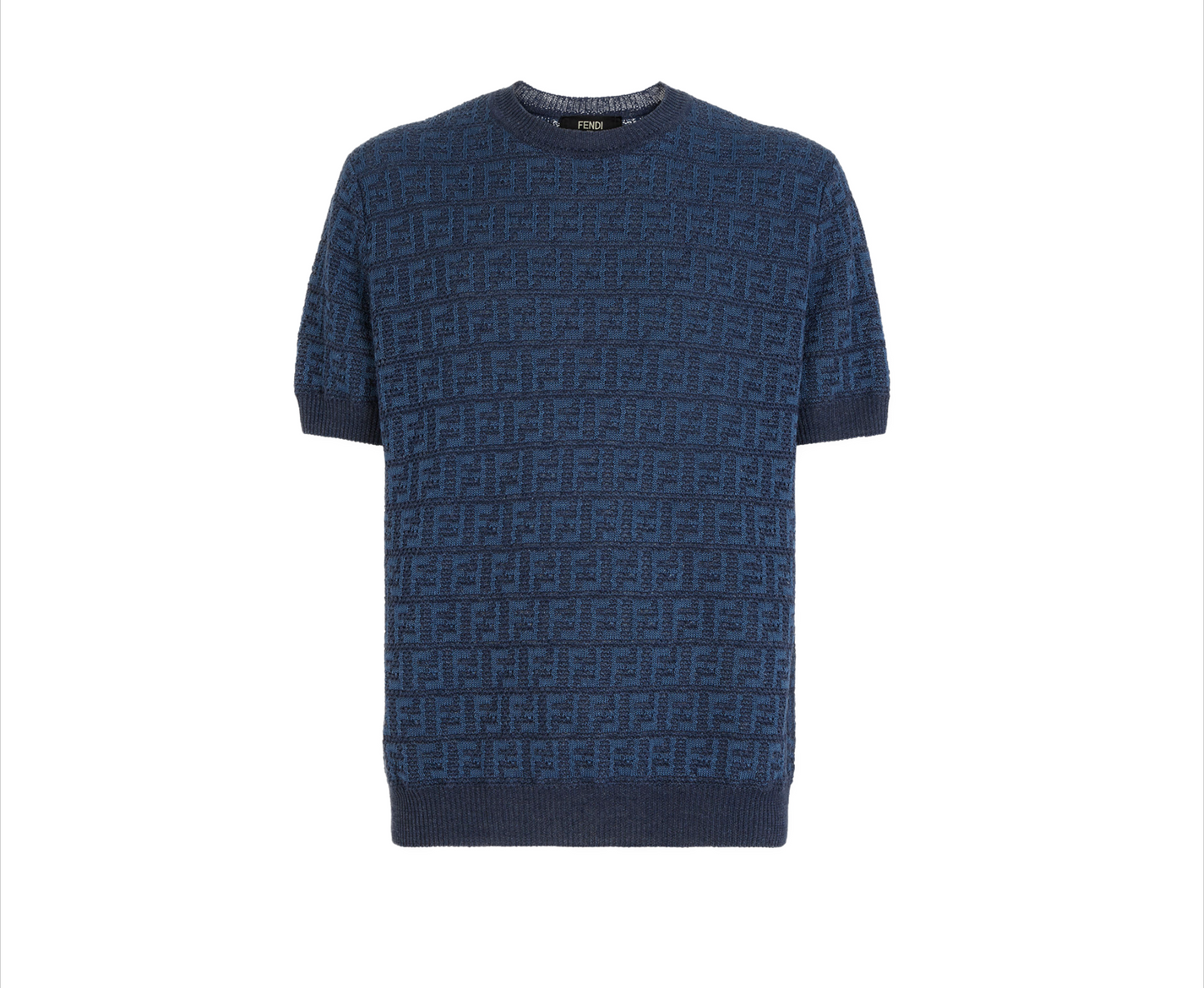 FND Anagram Logo Embroidered Cotton Jersey T-Shirt