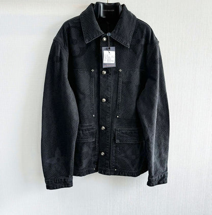 Lv Monogram Denim Jacket