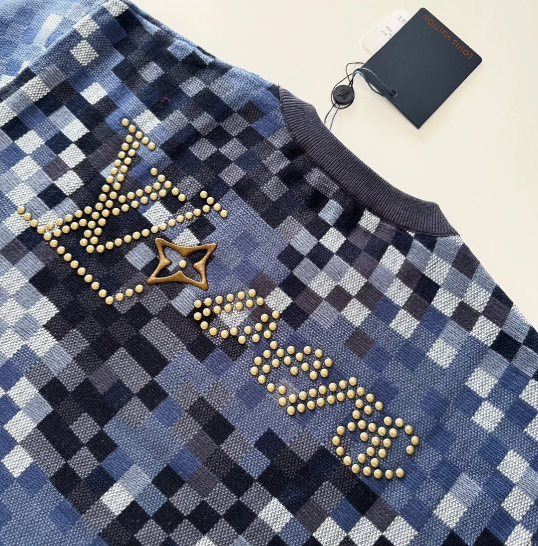 LV Embroidered Cotton Sweatshirt