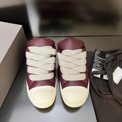 Rick Owens Jumbo Lace Padded Sneakers