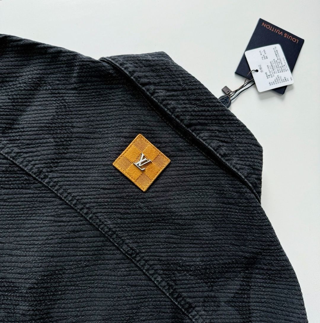 Lv Monogram Denim Jacket