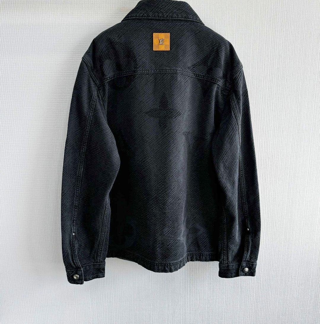 Lv Monogram Denim Jacket