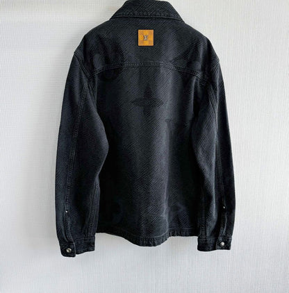 Lv Monogram Denim Jacket