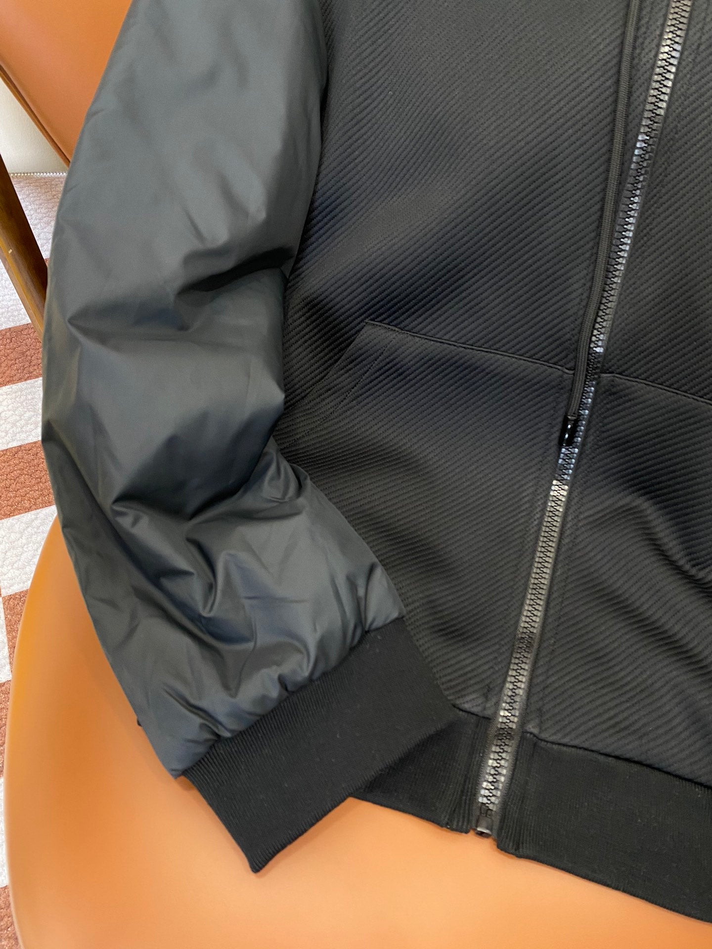 Lv black hoodie jacket