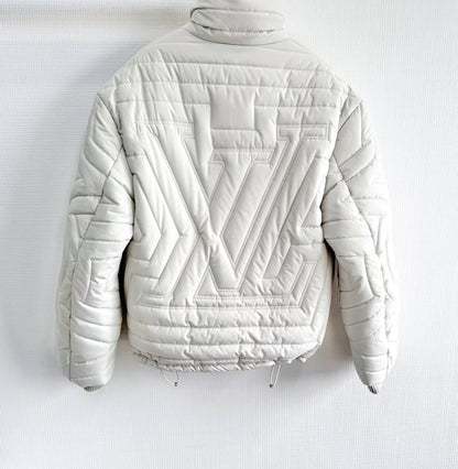 Lv Puffer Jacket White