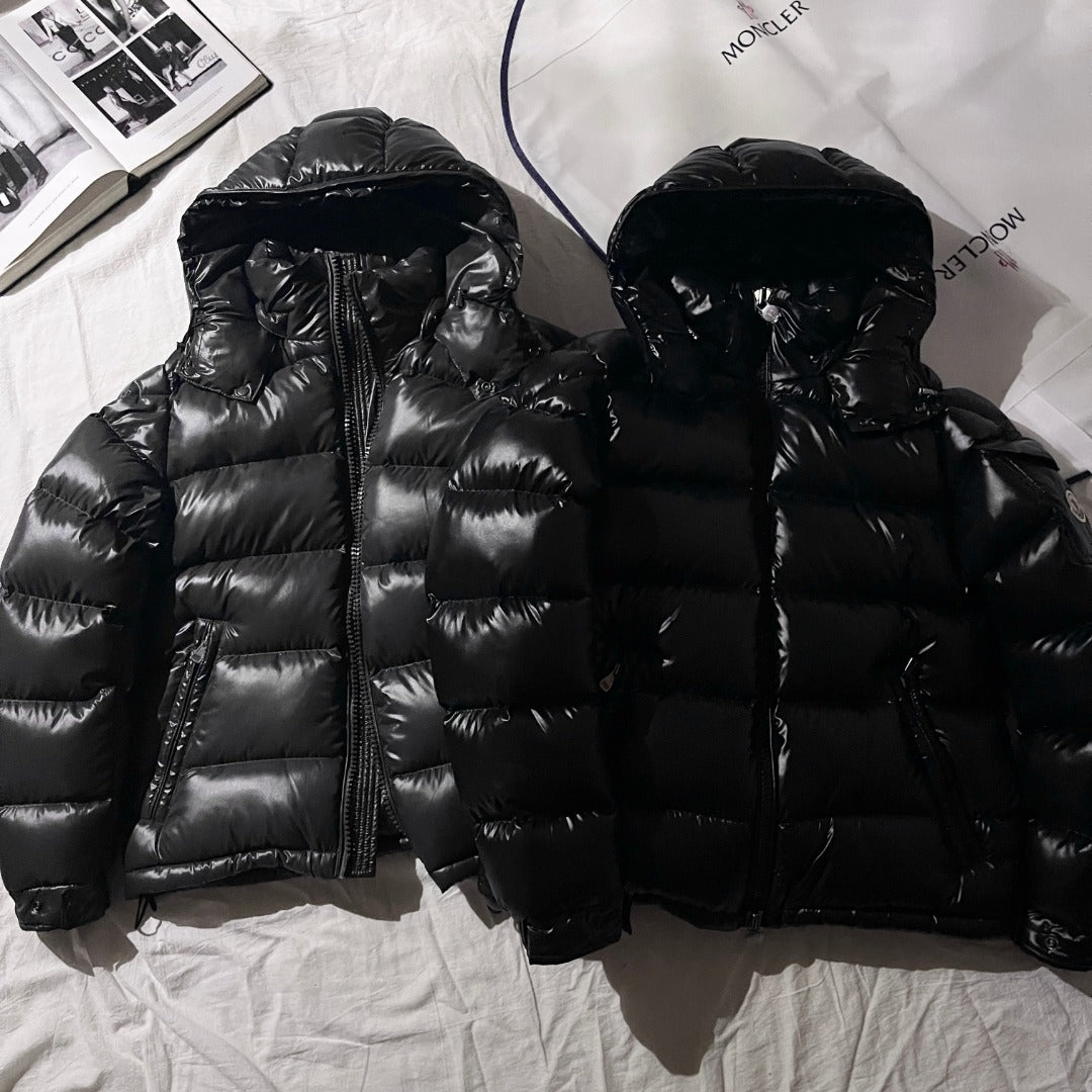 MAYA BLACK DOWN JACKET