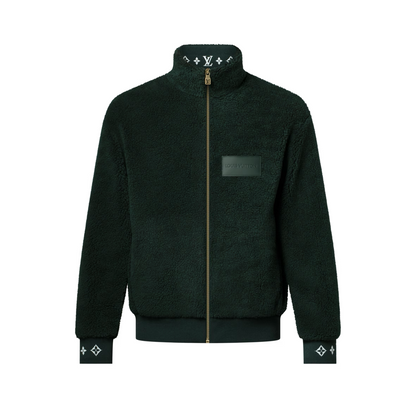 LV Fleece Blouson Dark Green