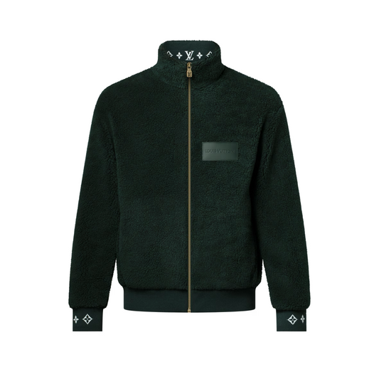 LV Fleece Blouson Dark Green