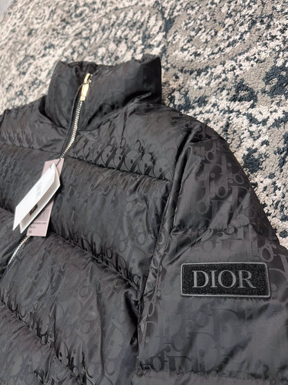 CD OBLIQUE DOWN JACKET BLACK TECHNICAL