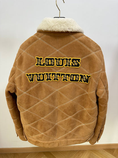 LV Shearling Embossed Jacket