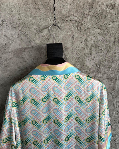 Casablanca Short Silk Shirt