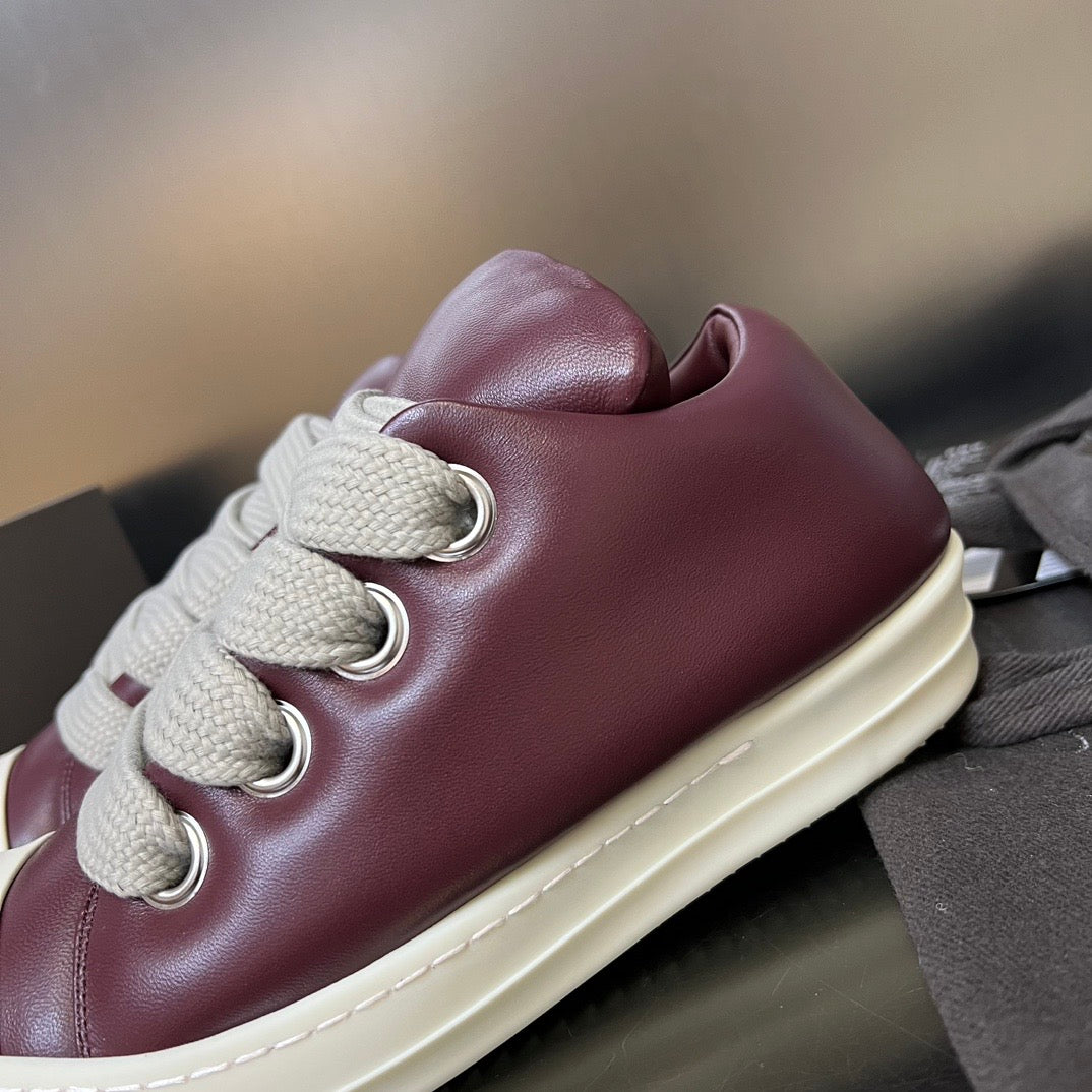 Rick Owens Jumbo Lace Padded Sneakers