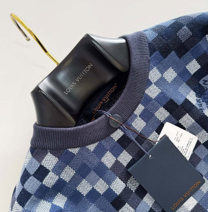 LV Embroidered Cotton Sweatshirt