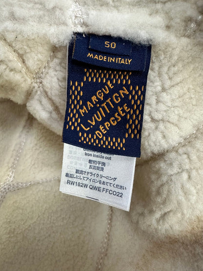 LV Shearling Embossed Jacket