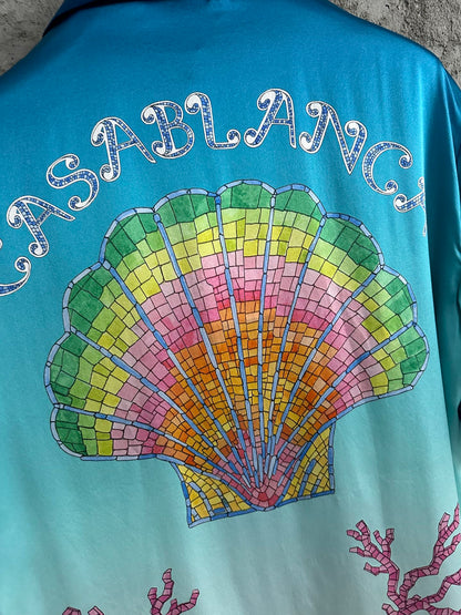 Casablanca Short Silk Shirt