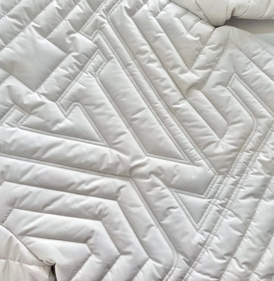 Lv Puffer Jacket White