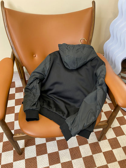 Lv black hoodie jacket