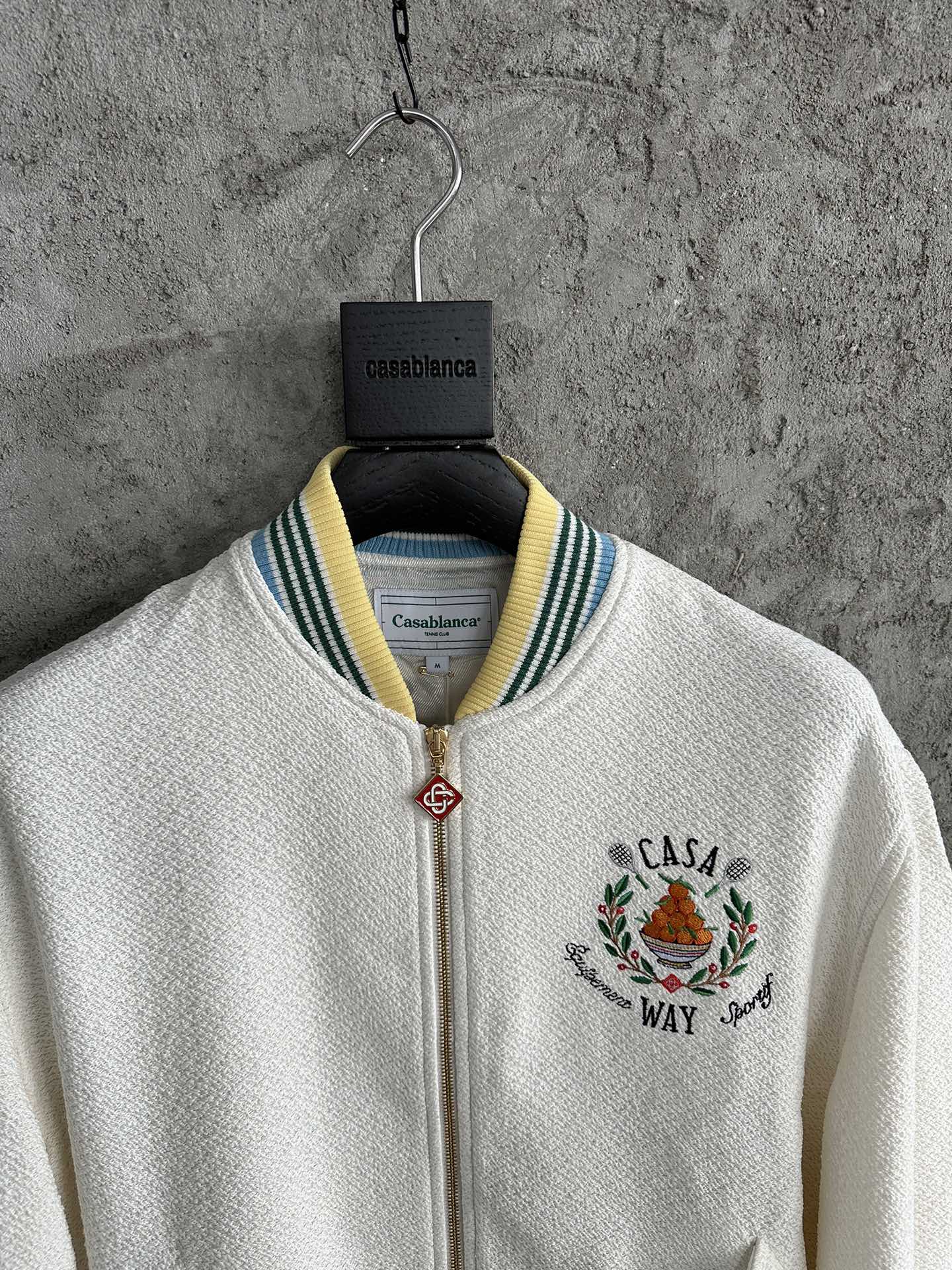 Casablanca Trophy Orange Bomber Jacket