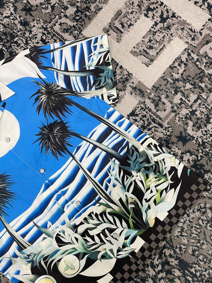 Lv Short-Sleeved Signature Shirt