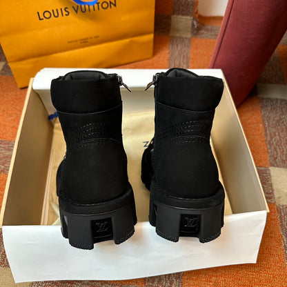 LV Checker Ankle Boot