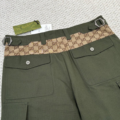 GG COTTON CANVAS PANTS