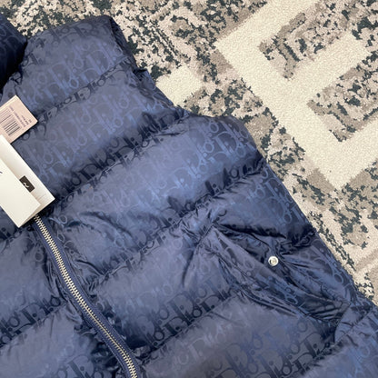 CD OBLIQUE DOWN VEST TECHNICAL NAVY