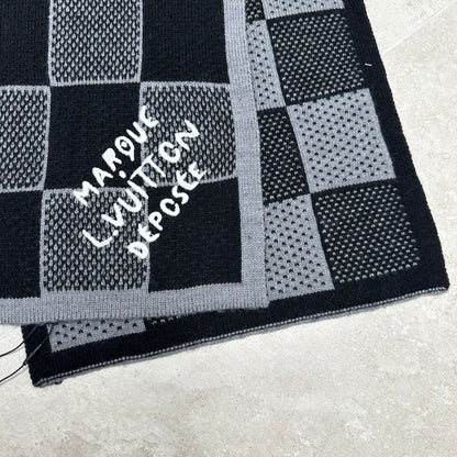 Lv Damier Heritage Scarf & Beanie