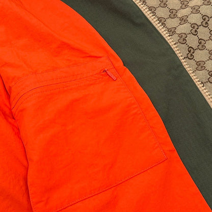 GG COTTON CANVAS ZIP JACKET