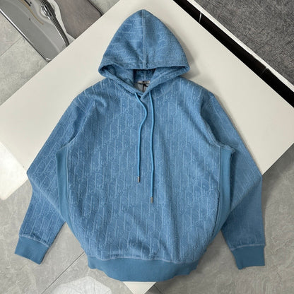 CD  Oblique Relaxed-Fit Hooded Sweatshirt