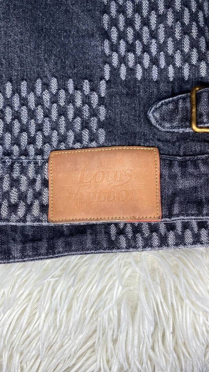 Lv X Supreme Monogram Denim Jacket