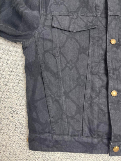 Lv Denim Hoodie Jacket