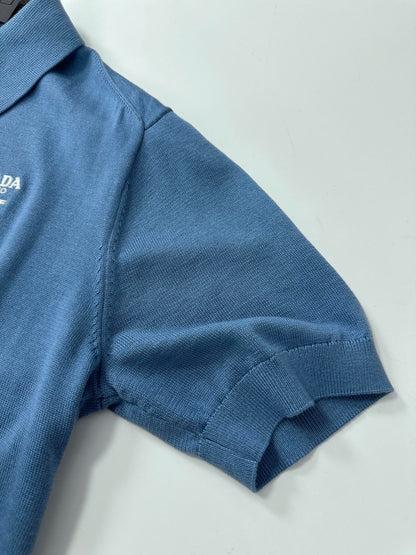 PRD Logo Wool Polo Half Zip Shirt