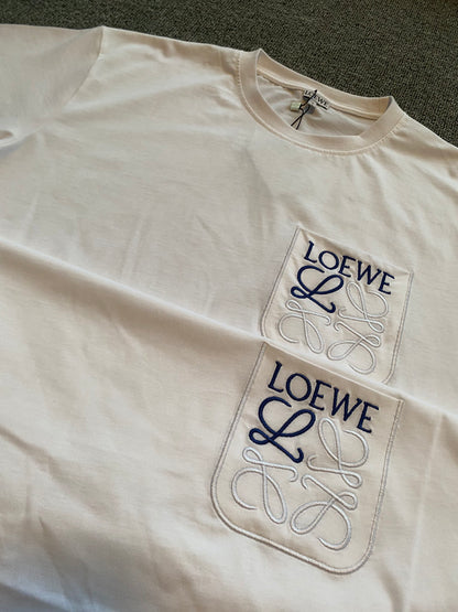 LOEWE  Anagram Logo Embroidered Cotton Jersey T-Shirt