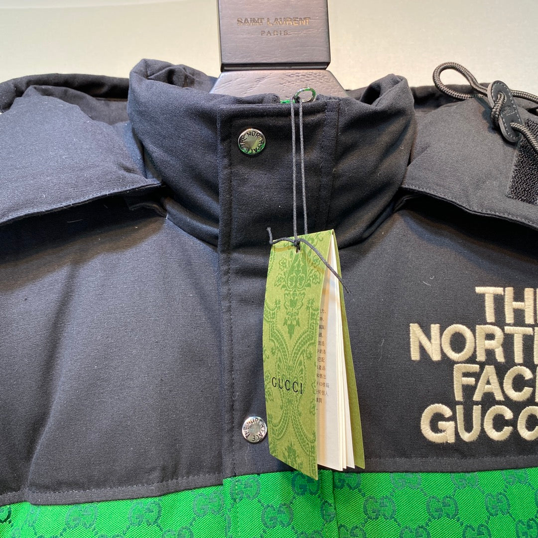 GG x North Face Monogram Puffer Jacket