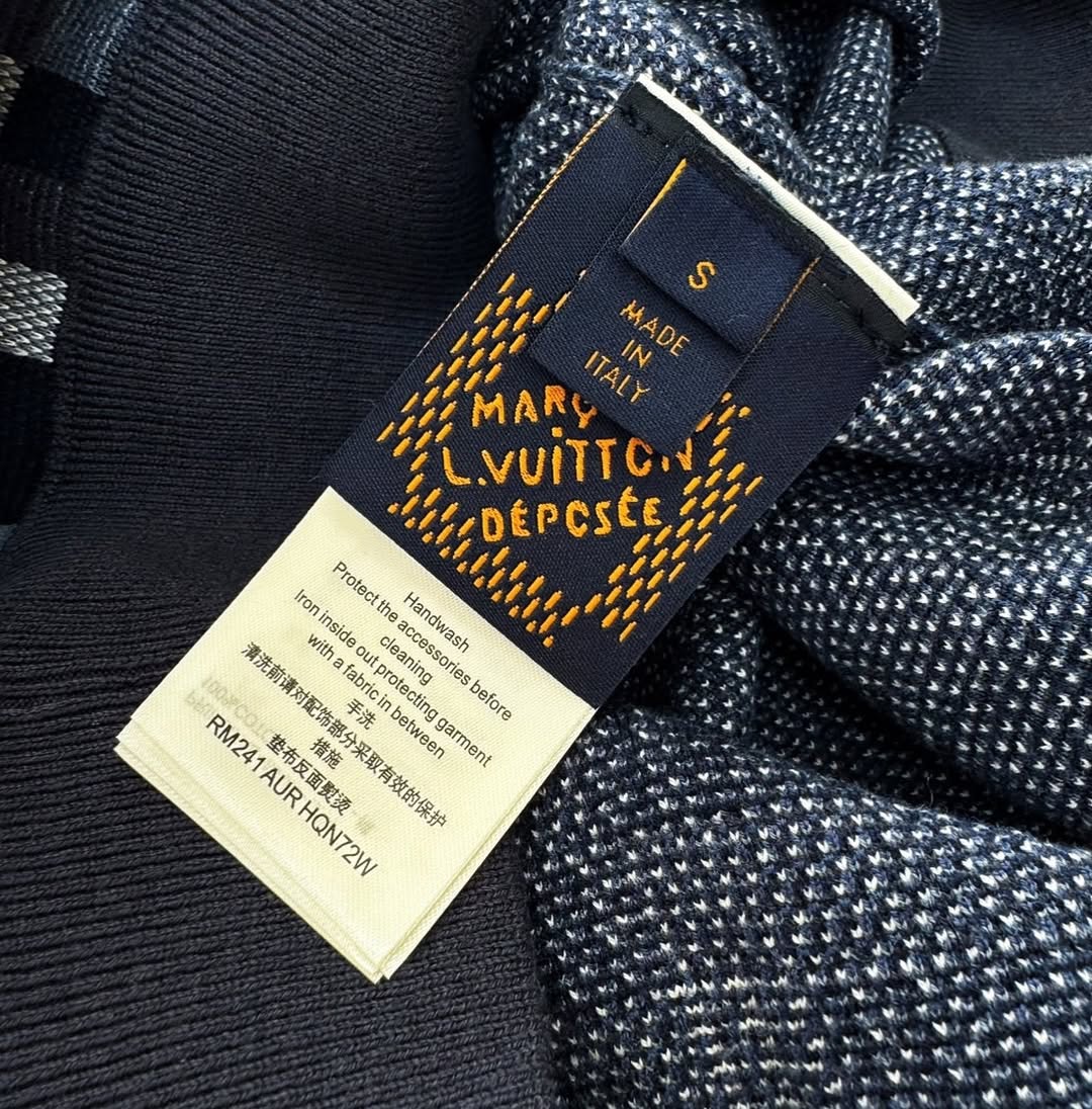 LV Embroidered Cotton Sweatshirt