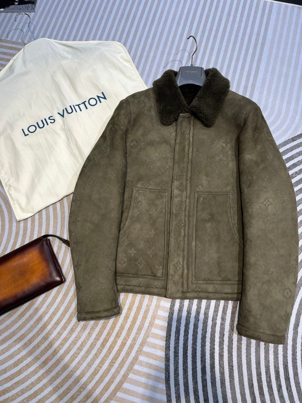Lv Leather Jacket